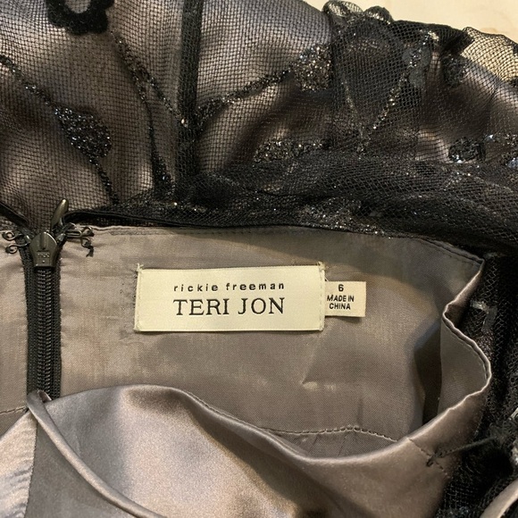 Rickie Freeman for Teri Jon Black Satin Intimates - Picture 3 of 3